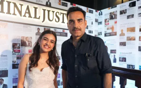 ‘Criminal Justice’ Star Khushi Bharadwaj Praises Pankaj Tripathi’s Unmatched Dedication