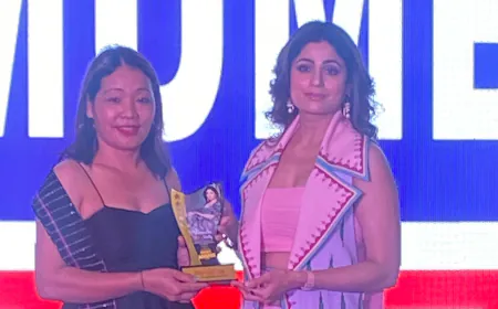 Charupsi Lap from Arunachal Pradesh Wins Best Model Award at National Impact Awards 2025
