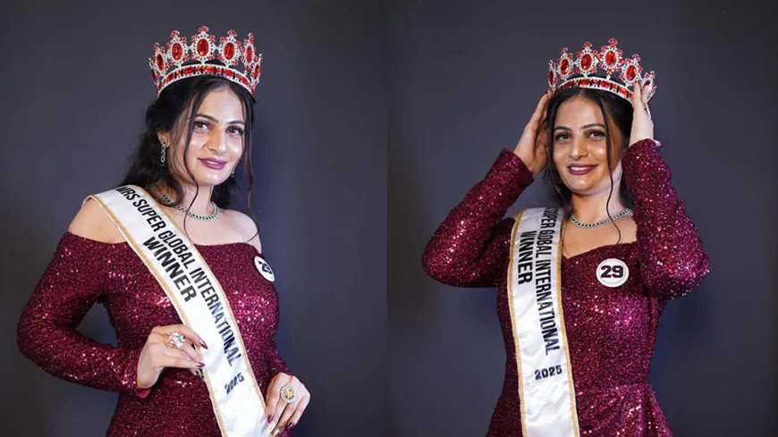 Sonia Choudhary Clinches Mrs. Super Global International Crown