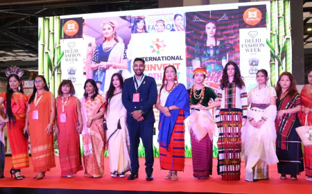 International Reinvent Northeast – Season 8 presented by NEHHDC & DFC Promoted Naari Shakti & Northeast Weaves at Delhi Fashion Week 2026