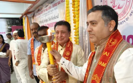 Sai Baba Peace Torch Ceremony in Malaysia Draws Over 500 Devotees; India’s Deputy High Commissioner and Malaysian Hindu Leader Attend